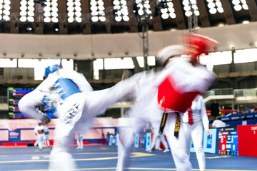 Taekwondo - martial art and combat sport competition