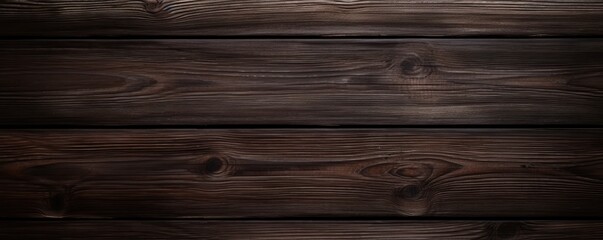 Fototapeta premium Rich Textures: Charred Wood Planks with Unique Grain and Dark Tones Banner