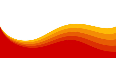 Elegant abstract background with orange wave flow shape. Orange curve background.