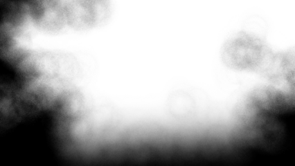 Black noise grain transparent gradient background. Dust effect with Transparent png overlay background