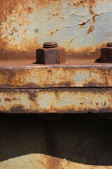 rusty bolt and nut