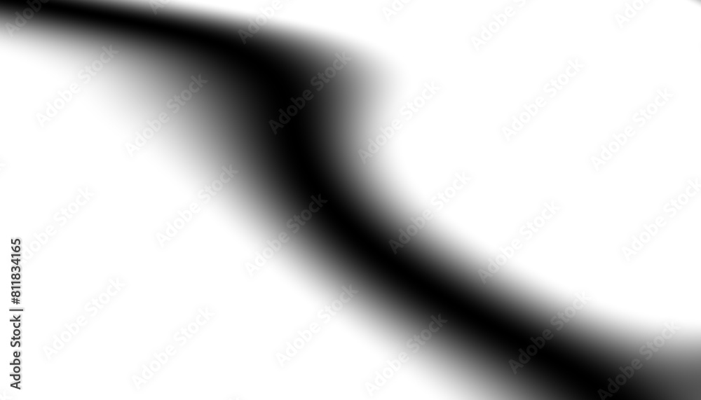 Poster blurred transparent gradient background. elegant black wavy line on transparent png overlay backgrou