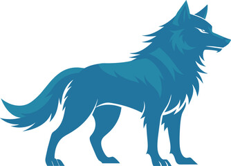 Vector wolf illustration