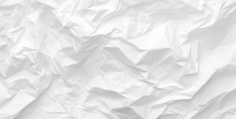 Obraz premium Abstract background of crumpled white paper texture
