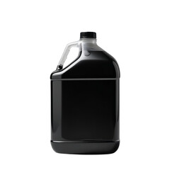 black plastic container on Isolated transparent background png. generated with AI