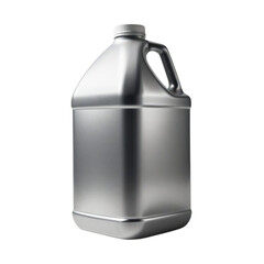 Obraz premium silver plastic container on Isolated transparent background png. generated with AI