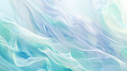 Obraz premium A blue and white fabric with a wave pattern.