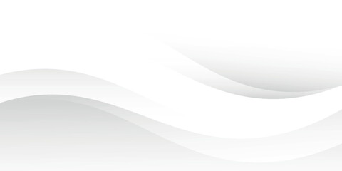 Vector gray line background curve element with white space for text and message design, overlapping layers, vector.