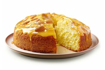 Taste-Bud Tingling Almond Pound Cake with Sweet Lemon Glaze
