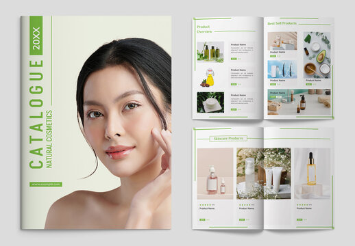 Natural Cosmetics Product Catalog Template