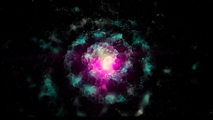 Obraz premium sparkling galaxy full of billions of stars