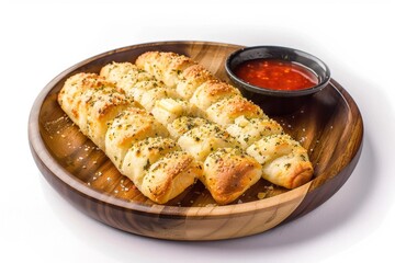 Rustic Breadsticks with Garlic and Seasonings