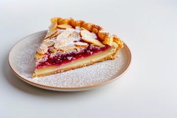 Almond and Raspberry Tart with Vibrant Flavors