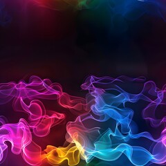 neon smoke tile seamlesss pattern background