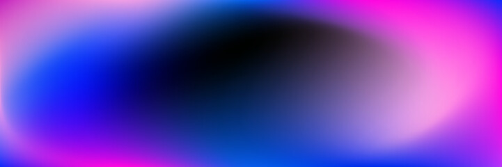 Iridescent aura Y2K holographic gradient background. Vector abstract mesh gradient, dark cosmic colors. Space theme aurora fluid hologram texture in blue and pink colors. Y2k aesthetic holo backdrop