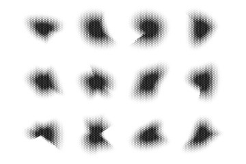 Halftone Triangle Pattern, Reprographic Technique for Simulating Background Set Minimal Style Dynamic Wallpaper