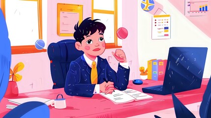 Approachable Financial Services Representative Offering Expertise