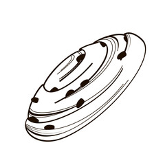 French pastry called pain aux raisin