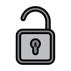 Unblocked Line Filled Icon Design