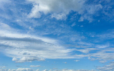 Fototapeta premium 青空に浮かぶ雲