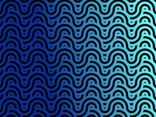 artistic pattern background vector art with blue waves