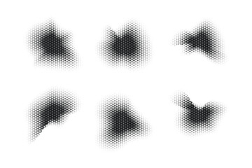 Halftone Triangle Pattern, Reprographic Technique for Simulating Background Set Minimal Style Dynamic Wallpaper