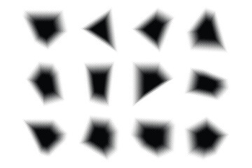 Halftone Triangle Pattern, Reprographic Technique for Simulating Background Set Minimal Style Dynamic Wallpaper