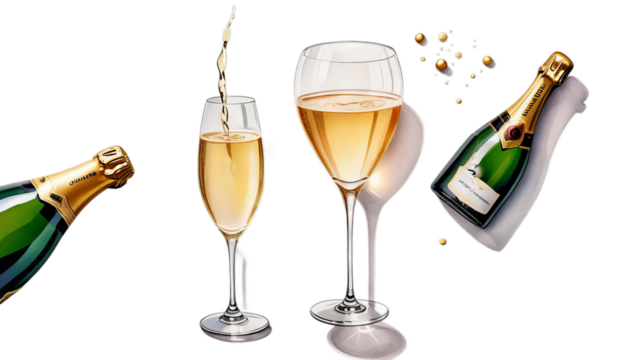 glass picture hand watercolor drawn illustration champagne alcoholic drink bottle champaign pattern glasses alcohol background fruit splash menu food design kitchen beverage art wine vine bar drawing