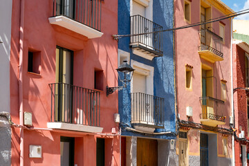 Villajoyosa, Costa Blanca, Spanien, die bunte Stadt