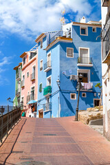 Villajoyosa, Costa Blanca, Spanien, die bunte Stadt