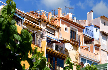 Villajoyosa, Costa Blanca, Spanien, die bunte Stadt