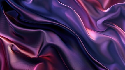 Texture of flowing purple silk, background image

