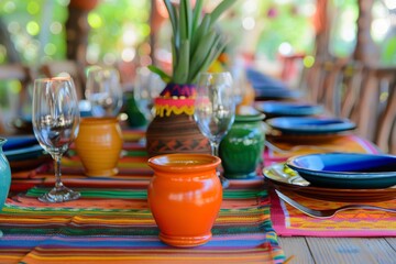 Elegant table decorations to enhance your festive fiesta decor