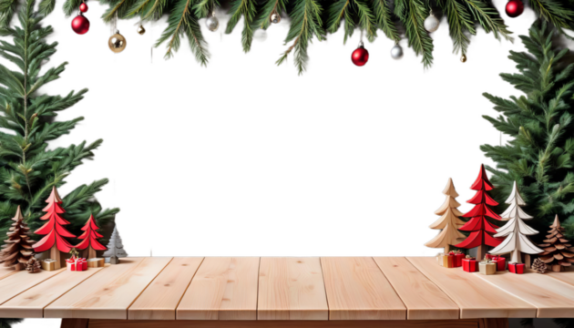 table display christmas product montage ready empty background trees living room minimal popular trend daytime pastel trendy minimalist no one fire chair cosy flames festive furniture goggles window