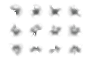 Halftone Star Pattern, Reprographic Technique for Simulating Background Set Minimal Style Dynamic Wallpaper