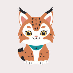 Cute vector illustration of a Animal for toddlers