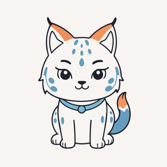 Cute Animal for children's bedtime stories vector illustration