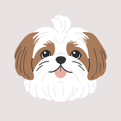 Vector illustration of an endearing Dog for kids' bedtime stories