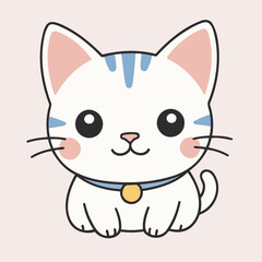 Cute Cat vector illustration for little ones' bedtime routines