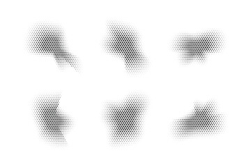 Halftone Star Pattern, Reprographic Technique for Simulating Background Set Minimal Style Dynamic Wallpaper