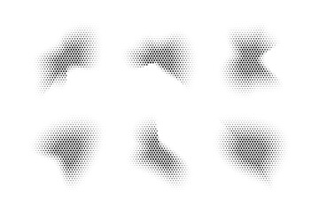 Halftone Star Pattern, Reprographic Technique for Simulating Background Set Minimal Style Dynamic Wallpaper