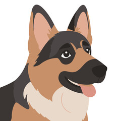 Vector illustration of an endearing Dog for kids' bedtime stories