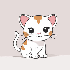 Vector illustration of a cute Puma for children book