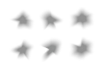 Halftone Star Pattern, Reprographic Technique for Simulating Background Set Minimal Style Dynamic Wallpaper