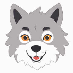 Vector illustration of a cute Animal for children story book