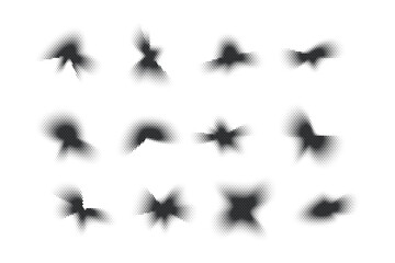 Halftone Hexagon Pattern, Reprographic Technique for Simulating Background Set Minimal Style Dynamic Wallpaper