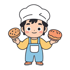 Vector illustration of an enchanting Bakery for kids' storytelling