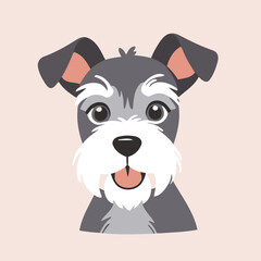 Cute Dog vector illustration for kids' adventure tales © meastudios