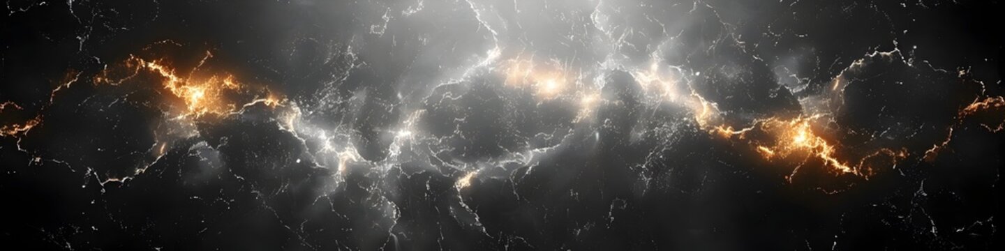 Dramatic Marble Texture with Powerful Ethereal Lighting and Fractal Patterns Showcasing a Moody Abstract Aesthetic
