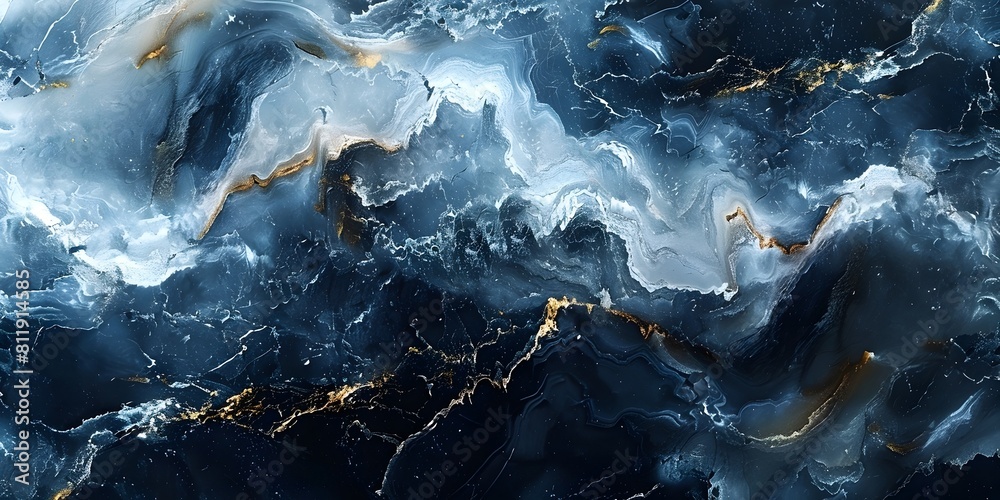 Aufkleber captivating abstract marble backdrop with flowing swirls and vibrant color accents for high-end desi